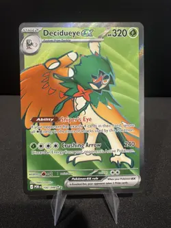 Decidueye ex 100/088 Perfect Order Ultra Rare Full Art Pokemon TCG - Image 1