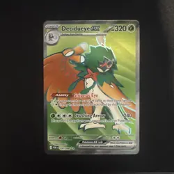 Decidueye ex 100/088 Perfect Order Ultra Rare Full Art Pokemon TCG - Image 4