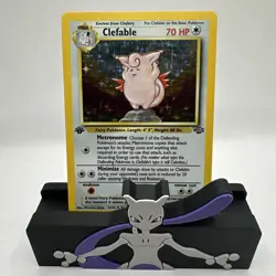 Pokemon TCG Clefable Jungle 1/64 Holo 1st Edition Holo Rare - Image 1