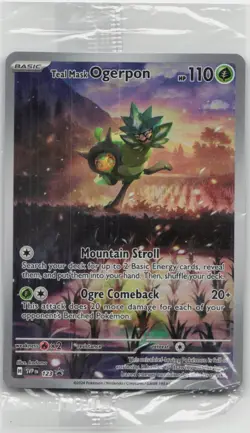 Pokemon Teal Mask Ogerpon Promo SV: Scarlet & Violet Promo Cards 123 NM Sealed - Image 1