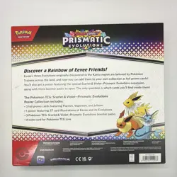 Pokemon TCG Scarlet & Violet Prismatic Evolutions Poster Box Booster/Promo 6+ - Image 2