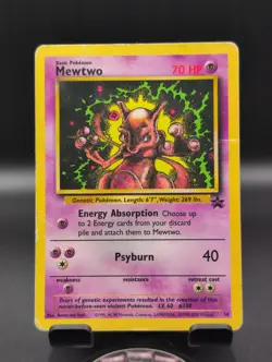 Mewtwo 14/53 Wotc Promo Regular. Pokemon TCG damaged card. !!See pictures!! - Image 2