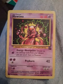 Mewtwo 14 Black Star Promo WOTC 1999 Pokemon MP LP Wizards Vintage - Image 1