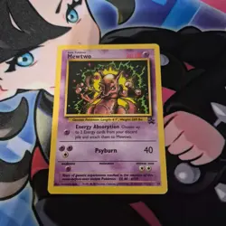 Pokemon TCG Mewtwo 14 Black Star Promo WOTC The First Movie - MP (A) - Image 1