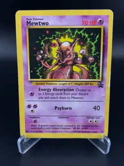 Mewtwo 14 Promo Wizards Black Star Promos Pokemon DMG - Image 1