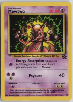 Mewtwo 14 Promo Wizards Black Star Promos Pokemon Lightly Played - Image 1