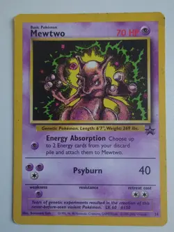 Pokemon Cards | MEWTWO 14| HOLO | Black Star Promo | Wizards of the Coast | TCG - Image 1