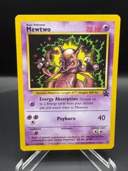 Pokemon - 14 - Mewtwo - WoTC Black Star Promo NM - Image 1