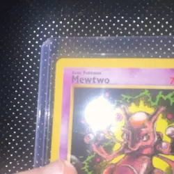 Pokemon WoTC Promo Mewtwo 14 Regular Black Star Promo NM/LP -3 - Image 4