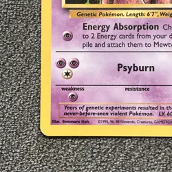 Mewtwo WOTC Black Star Promo #14 LP - Vintage Pokemon TCG - Image 5