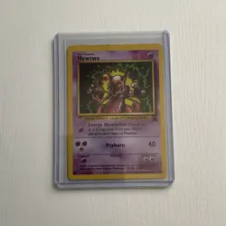 Pokemon TCG Mewtwo Black Star Movie Promo Card 14 2000 NM Vintage WOTC - Image 1