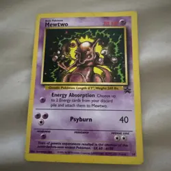 Mewtwo Pokemon The Movie Card Black Star Promo #14 RARE Pokemon Card MP - Image 1