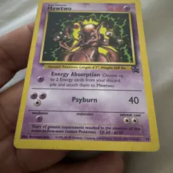 Mewtwo Pokemon The Movie Card Black Star Promo #14 RARE Pokemon Card MP - Image 3