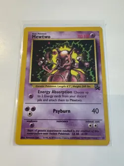 Pokemon Mewtwo 14 Black Star Promo - LP - Image 1