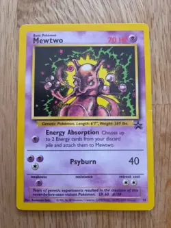 Pokemon TCG Mewtwo Black Star Promo 14 Regular - Image 1
