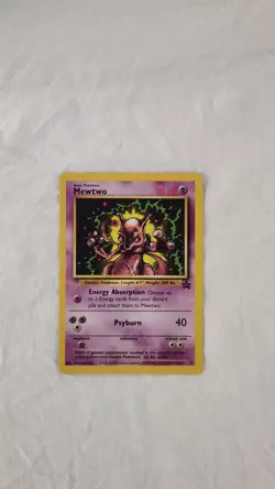 Pokemon 2000 TCG Mewtwo Black Star Promo #14 . Non Holo. - Image 1