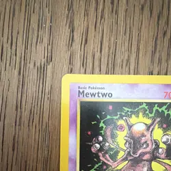 Pokemon Mewtwo Movie Promo #14 Black Star WOTC 2000 LP - Image 3