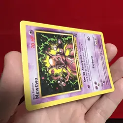 Mewtwo Pokemon The Movie Card Black Star Promo #14 RARE Pokemon Card MP - Image 4