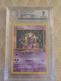 Mewtwo #14 Black star Promo - BGS 9 - Graded Pokemon card - Image 1