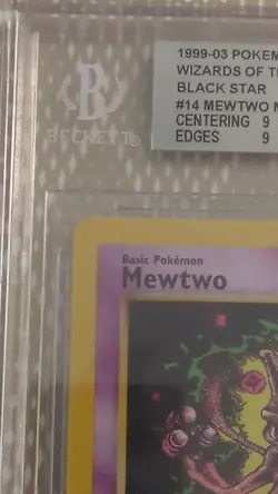 Mewtwo #14 Black star Promo - BGS 9 - Graded Pokemon card - Image 2
