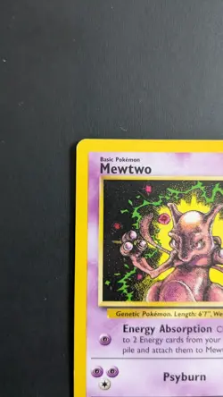 Pokemon TCG Mewtwo Black Star Movie Promo Card 14 2000 NM Vintage WOTC LP - Image 4