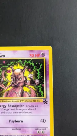 Pokemon TCG Mewtwo Black Star Movie Promo Card 14 2000 NM Vintage WOTC LP - Image 5