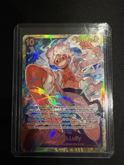 One Piece Card Game Monkey D. Luffy OP05-119 Leader Alt Art Foil ENG 12000/10 - Image 1