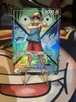 One Piece Card Game Monkey D Luffy The Time Of Battle Alt Art Leader OP16-022 - Image 1