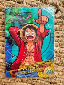 One Piece JPN 2011 Monkey D. Luffy AR Carddass No. 03-03 Rare Card - Image 1