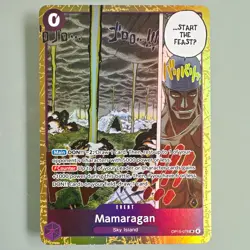 Bandai One Piece Card Game Mamaragan OP15-078 OP-15 R English Event Foil - Image 1