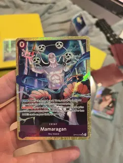 Bandai One Piece Card Game Mamaragan OP15-078 English Sky Island R Foil Event - Image 1