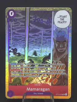 Bandai One Piece Card Game Mamaragan OP15-078 SR Foil Event English - Image 1