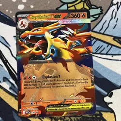 Pokemon TCG Mega Charizard ex X MEP 029 and Y MEP 030 Black Star Promo - Pair - Image 4
