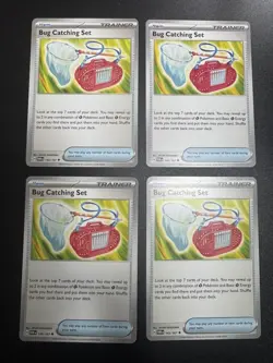 4 x Bug Catching Set - 143/167 - Twilight Masquerade Pokemon TCG Playset - Image 1
