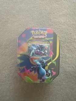 Pokemon TCG Mega Charizard ex X Tin Brand New & Sealed - Image 1