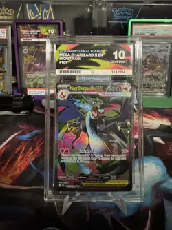 Pokemon TCG Mega Charizard X Ex 109/094 Full Art - ACE 10 - Perfect Subs - Image 1