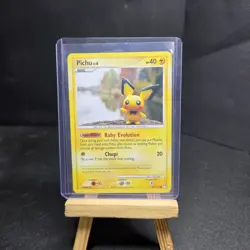Pichu LV.6 93/123 Mysterious Treasure Pokemon Trading Card Game TCG Nintendo - Image 3