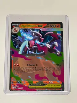 Pokemon TCG Mega Charizard X ex 029 Mega Evolution Black Star Promo MINT MT - Image 1
