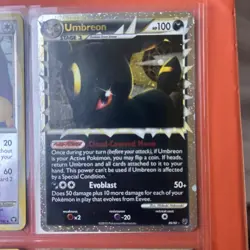 Pokemon Umbreon Prime Undaunted 86/90 Ultra Rare Holo EN 2010 - Image 1