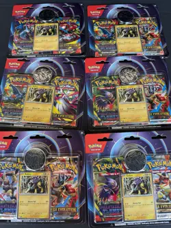 6- Pokemon Mega Evolution & Phantasmal Flames 2 Pack Blister Raikou - Sealed New - Image 1