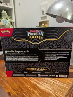 Pokemon paldean fates premium collection box Meowscarada Ex New Sealed - Image 2