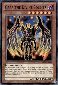 Gaap The Divine Soldier - Starfoil Rare BP01-EN150 - NM - YuGiOh - Image 1