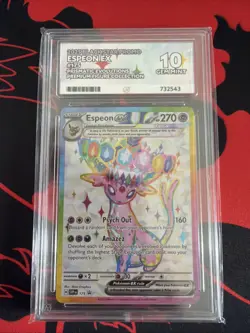 Pokemon TCG Espeon EX Svp175 Premium Figure Collection Promo ACE 10 - Image 1