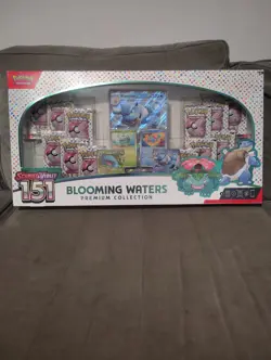 Pokemon TCG Scarlet & Violet 151 Blooming Waters Premium Collection Box Sealed - Image 1