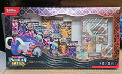Pokemon TCG Paldean Fates Premium Collection Great Tusk & Iron Treads ex - Image 1