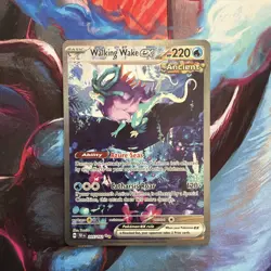 Pokemon Walking Wake ex 205/162 SV05 Temporal Forces Full Art Holo SIR - Image 3