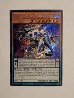 D/D Count Surveyor BLMM-EN041 1st Edition Near Mint Secret Rare Yu-Gi-Oh! - Image 1