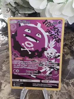Koffing Cosmic Eclipse Secret Rare Full Art Holo 243/236 Pokemon TCG Card - Image 1