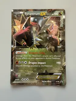 Pokemon TCG Tyrantrum EX Holo Card XY70 XY Promo (HP) - Image 1