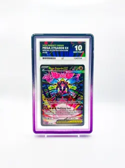 ACE 10 - Mega Zygarde EX SIR - Perfect Order - Pokemon Graded Slab 120/088 - Image 1